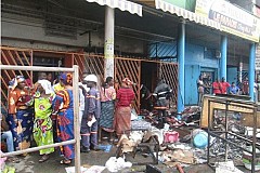 Incendie au marché ''Djè Konan'': Une commerçante perd tout